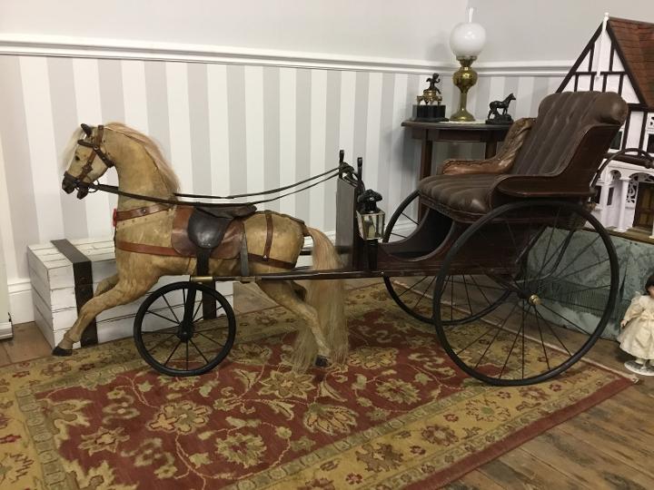 sporty boy rocking horse
